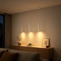 Pendelleuchte Paxie Starter Set Weiß, 3 x GU10 höhenverstellbar, 1 m EasyLink Schiene – Philips