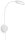 LED Wandleuchte Bettleuchte, Weiß, 6 Watt, 650lm, 3000K, Touchdimmer – Briloner