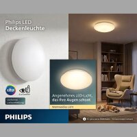 Deckenleuchte Philips Moire 10 Watt LED Deckenlampe 24 cm...