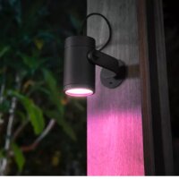 Erweiterung Außenleuchte Philips HUE Lily 8 Watt LED Smart RGBW IP65 Schwarz