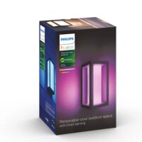 Außenleuchte Philips HUE Impress 2 x 8 Watt LED Schwarz RGBW Smart Außenlampe