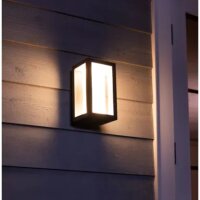 Außenleuchte Philips HUE Impress 2 x 8 Watt LED Schwarz RGBW Smart Außenlampe