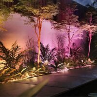 Außenleuchte Philips HUE Amarant 20 Watt LED RGBW Schwarz IP65 indirekte Gartenbeleuchtung
