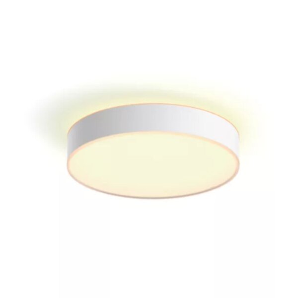 Deckenleuchte Philips HUE Enrave M 19,2 Watt LED Smart + Dimmschalter Deckenlampe Weiß 38 cm