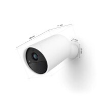Kamera Philips HUE Secure Weiß  Batterie IP65 Nachtsicht 2-Wege-Sprechfunktion