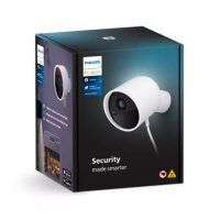 Kamera Philips HUE Secure Weiß kabelgebunden IP65 Nachtsicht 2-Wege-Sprechfunktion
