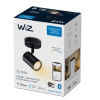 Strahler Philips WiZ Imageo GU10 5 Watt LED Spot Schwarz...