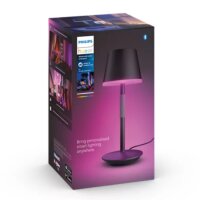 Akku-Leuchte Philips HUE Go 6 Watt LED RGBW Schwarz...