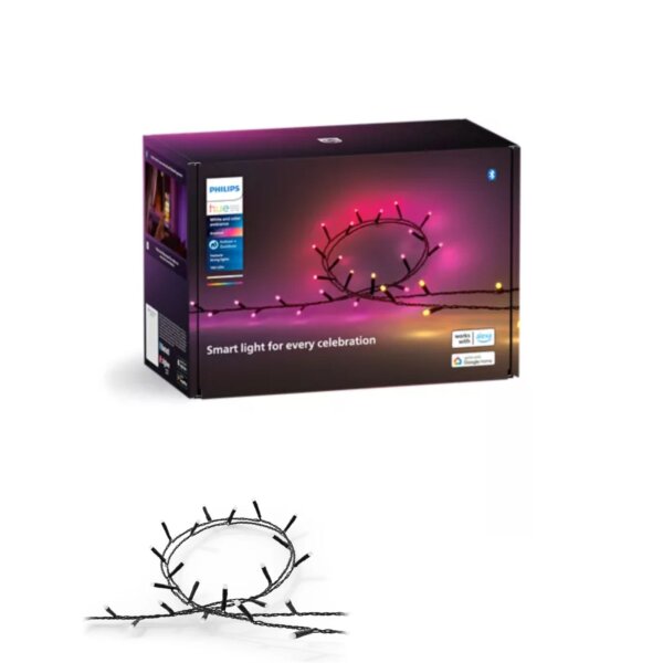 Lichterkette Philips HUE Festavia 7 Watt 100 LED´s Smart 8 Meter RGBW IP54