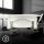LED Einbaulampen, Weiß, Bohrloch 6,8 cm, 2x5W, 450lm, 3000K, schwenkbar, Ø 8 cm – Briloner