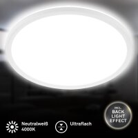 Deckenleuchte Briloner 18Watt LED 29 cm Rund Deckenlampe...