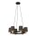 Pendelleuchte Eglo Edale 70 cm Pendelleuchte Holz Cappuccino Hängelampe 6-flammig