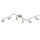 6-flammiger Deckenspot Cool, Nickel matt, 6x3W, Warmweiß – Briloner