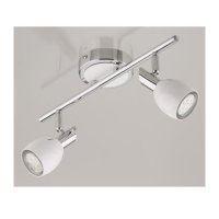 Briloner  LED Deckenstrahler 2 x 3 Watt Chrom weiß Deckenlampe warmweiß