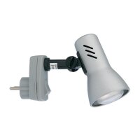Briloner  Steckdosenlampe mit Schalter Titan Spot Strahler
