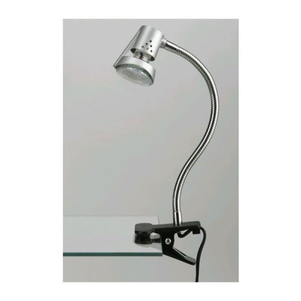 Klemmleuchte, Titan / Chrom, 3 Watt, 36 cm – Briloner