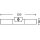 Badleuchte Briloner Badezimmerlampe 33cm Wandlampe Schalter Chrom