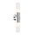 Wandlampe Splash, Chrom / Weiß, 2x9W, E14-Fassung, 6 x 33 cm – Briloner