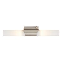 Badleuchte Briloner Wandleuchte Nickel 43,5 cm Wandlampe Schalter