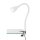 Briloner  Elasti LED Tischleuchte zum Anschrauben Weiß Flexibel