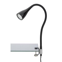 Briloner  Elasti LED Tischleuchte zum Anschrauben Schwarz...