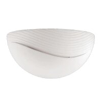 Wandlampe Pola, Weiß, 60 Watt, E27-Fassung, Keramik, 32 x 32 cm – Sollux