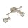 2-flammiger Deckenstrahler Sub, Nickelmatt, 2x3W, 27,5 x 12 cm – Briloner