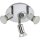 LED Deckenleuchte Splash, Chrom, 3x3W, 3000K, schwenkbar, Ø 16 cm – Briloner