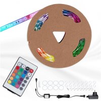 LED Band Briloner 5m Länge Farbwechsel Fernbedienung...