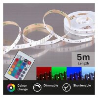 Briloner  LED RGB Lichtband 24W Fernbedienung Dimmbar...