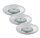 Briloner  Attach LED Downlight 3er Set Einbaulampe Chrom Deckenlampe