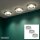 LED Einbauleuchten Downlight Attach, Nickelmatt, Bohrloch 6,8 cm, 3x4W, 3000K, Glas – Briloner