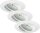 Briloner  Attach LED 3er Set dimmbare Einbauspots Weiß