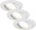 Briloner  Attach LED 3er Set dimmbare Einbauspots Weiß