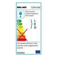 Briloner  Attach LED 3er Set Downlight Deckenleuchte schwenkbar weiß