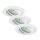LED Einbauleuchten Downlight Attach, Weiß, Bohrloch 6,8 cm, 3x5W, 3000K, schwenkbar – Briloner