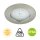 LED Einbauleuchte Downlight Attach, Nickelmatt, Bohrloch 8,5 cm, 10,5 Watt, 3000K – Briloner