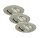 Briloner Attach LED 3er Set Downlight Deckenlampe Nickelmatt
