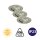 Briloner Attach LED 3er Set Downlight Deckenlampe Nickelmatt