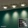 LED Einbauleuchten Downlight Attach, Nickelmatt, Bohrloch 6,8 cm, 3x4W, 3000K, Glas – Briloner