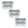LED Einbauleuchten Downlight Attach, Nickelmatt, Bohrloch 6,8 cm, 3x4W, 3000K, Glas – Briloner