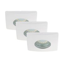 LED Einbauleuchten Downlight Attach, Weiß, Bohrloch 6,8 cm, 3x4W, 3000K – Briloner