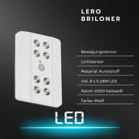*B-Kartonage Briloner  Lero LED  mit Sensor wei&szlig;...