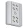 Akku-Sensorleuchte Lero, Silber, 8x0,08W, 11,6 x 8,25 x 2,3 cm – Briloner