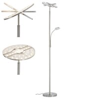 Deckenfluter Briloner 21 Watt LED Lesearm 3,5 Watt LED...