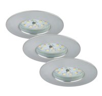 Briloner  Attach LED Downlight 3er Set Aluminium Deckenlampe