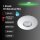 Einbauleuchte Briloner Attach LED Einbaustrahler Chrom, IP65, 5W 3000K