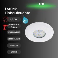 Briloner  Attach LED Weiß IP65 Einbauspot