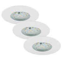 Briloner  Attach LED Downlight 3er Set Weiß Deckenlampe