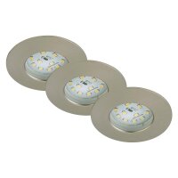 Einbauleuchte Briloner LED Einbaulampe 3er Set Dimmbar...